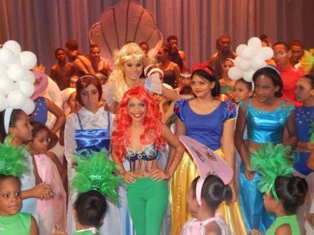 Un espectáculo musical diferente trajo a Las Princesas de Disney