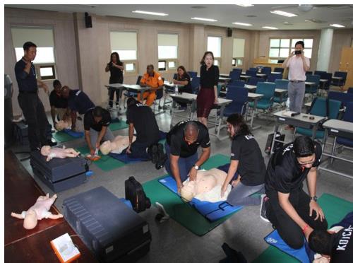 Profesionales dominicanos reciben entrenamiento en Corea del Sur sobre 911