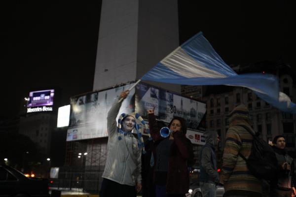Chile celebra en la calle victoria sobre Argentina para su segunda Copa América 