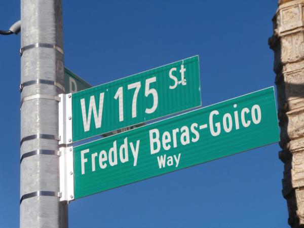 Freddy Beras Goico queda inmortalizado con calle en Nueva York; destacan legado 