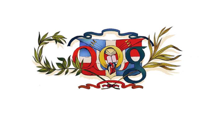 Los doodles a la Independencia de la República Dominicana
