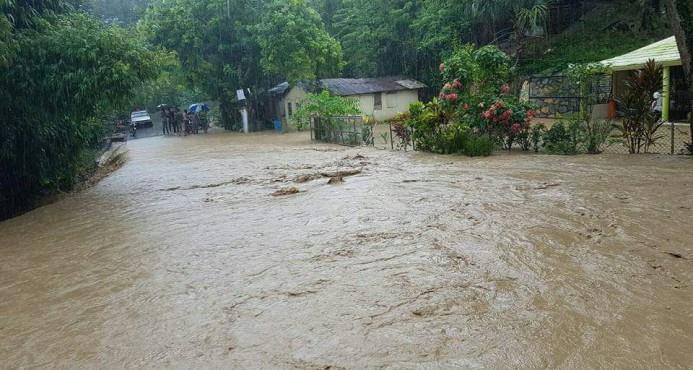 Moca ha sido uno de los municipios más afectados por las lluvias que se han registrado en los últimos días.