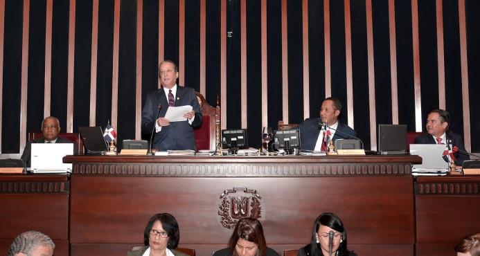 Reinaldo Pared Pérez, presidente del Senado, recibirá el anteproyecto de ley de Presupuesto.