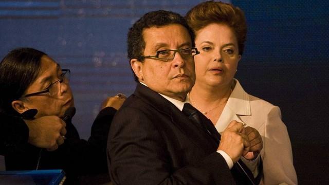 Fotografía de archivo de Joao Santana junto a la presidenta de Brasil, Dilma Rousseff.
