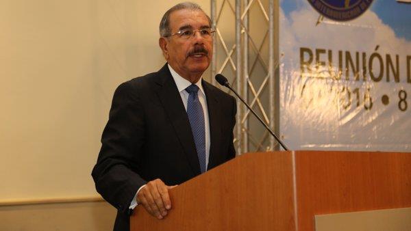 Danilo Medina en la Asamblea de la SIP.