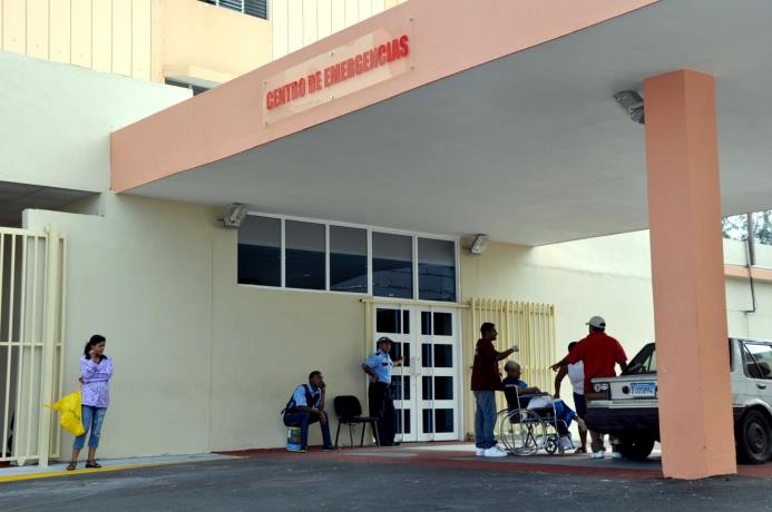 El área de emergencia del Hospital José María Cabral y Báez