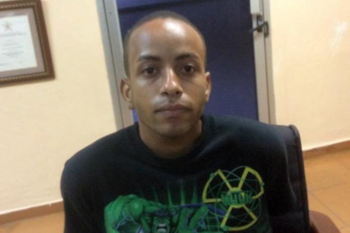 Fotografía de archivo de Frankeli Holguín Medina, acusado de cometer un atentado en la segunda línea del Metro de Santo Domingo.