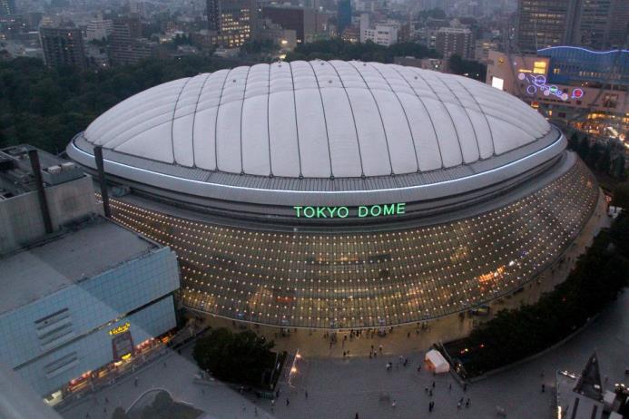 Los Gigantes juegan sus partidos de local en el Tokyo Dome.