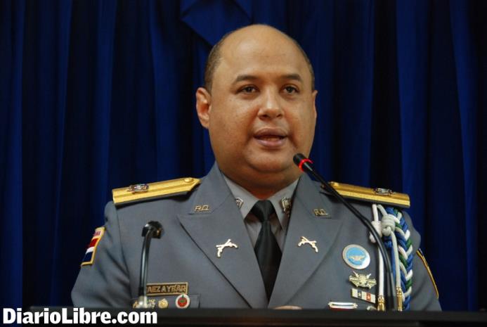 General Máximo Báez Aybar, vocero de la Policía Nacional.