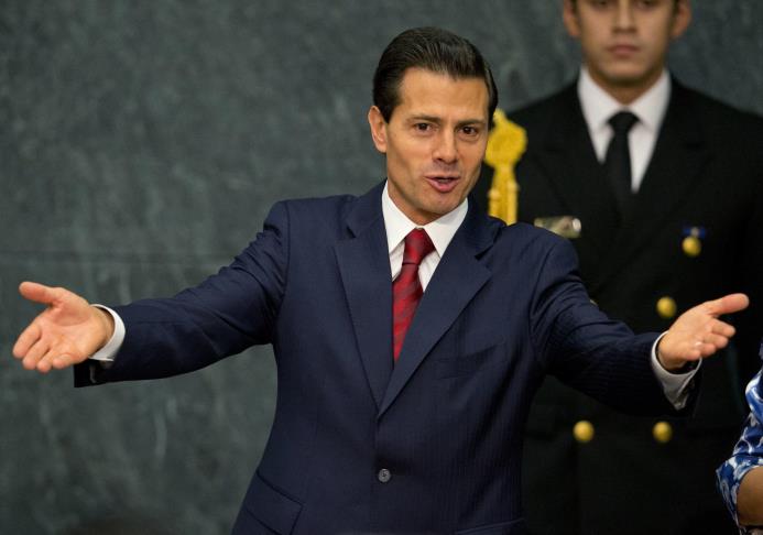 Foto de archivo, 24 de mayo de 2016, del presidente mexicano Enrique Peña Nieto en la residencia presidencial.