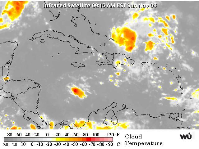 Meteorología vigila la evolución y desarrollo de disturbio tropical ya que posee un potencial bajo (alrededor de una 30%) para convertirse en ciclón tropical en las próximas 48 horas.