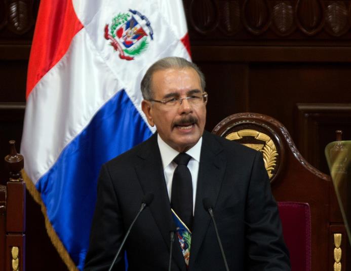 SANTO DOMINGO. El presidente Danilo Medina, habla durante la rendición de cuentas de su Gobierno ante la Asamblea Nacional.