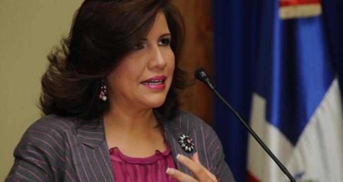 La vicepresidenta Margarita Cedeño