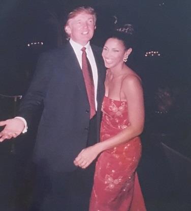Imagen de Luchi Estévez con el candidato republicano Donald Trump