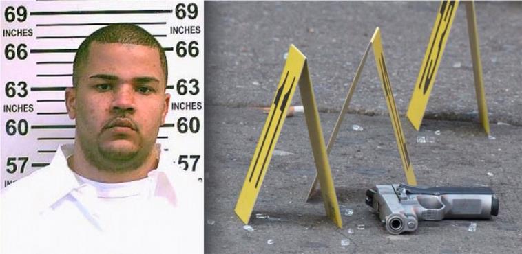 Efraín Guzmán de 30 años, quien desarmó un policía en El Bronx y asesinó un bodeguero en el interior del negocio a la 1:00 de la madrugada de este martes 9 de agosto de 2016