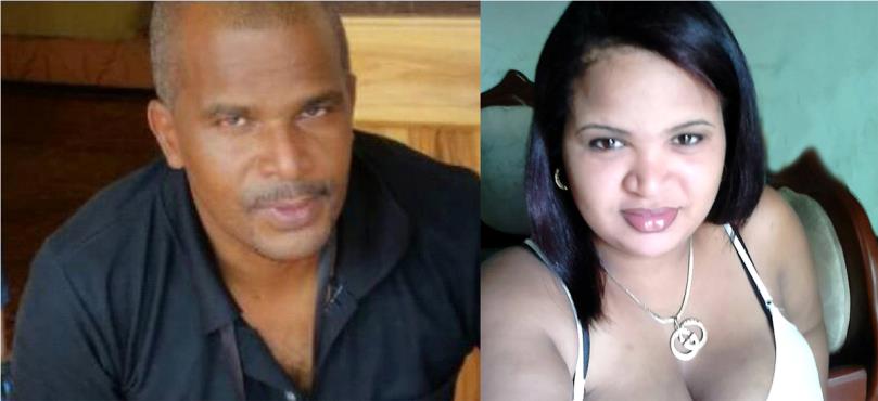El dominicano Miguel Payano, de 49 años, muerto en el terremoto, y su hija Linette.