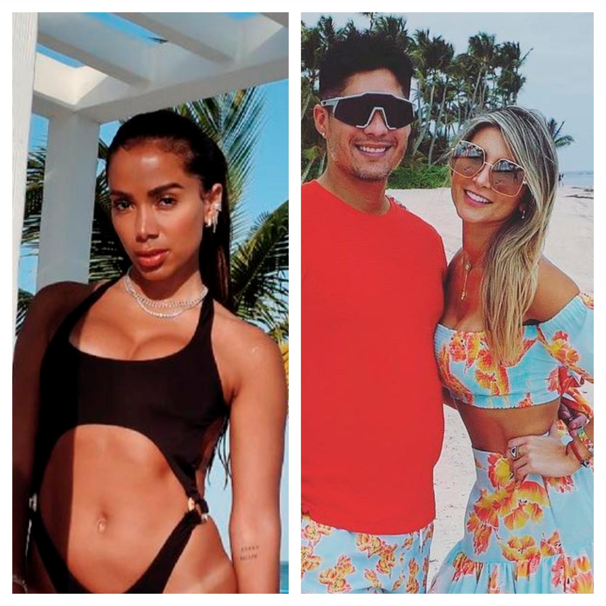 Anitta and Chyno Miranda, celebrities who enjoyed Punta Cana