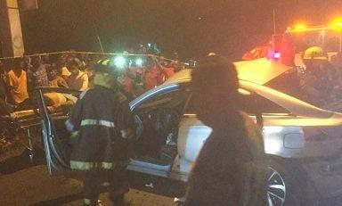 Resultado de imagen para Tres muertos y cinco heridos en choque de dos carros en autopista Duarte
