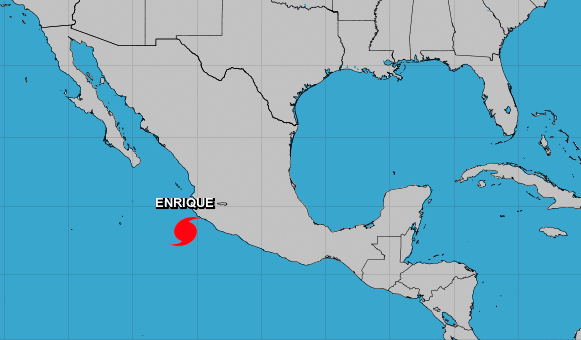 Huracán Enrique mantiene categoría 1, pero se intensificará en próximas horas