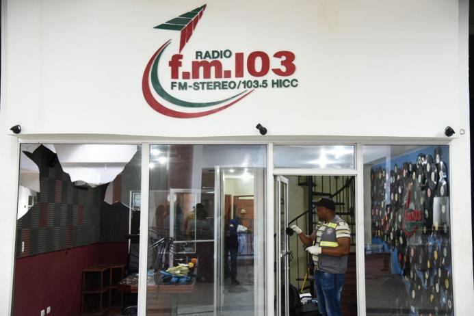 Local de la emisora Radio F.M. 103