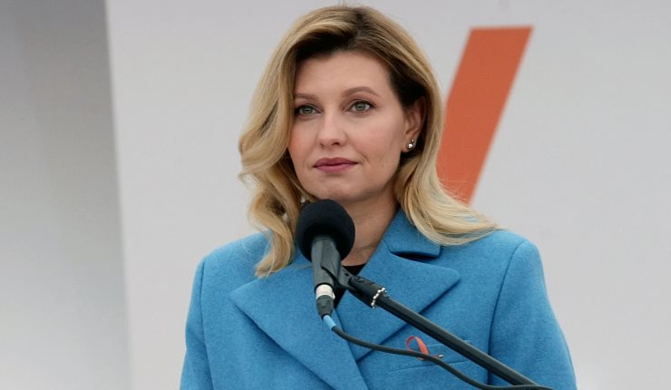 Primera dama de Ucrania lleva a EEUU los planes de reconstrucción de Zelenski