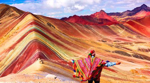 Montaña de siete colores en Perú es segundo atractivo con más visitas