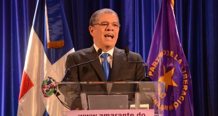 Carlos Amarante: “En el PLD compite pasado contra el futuro”