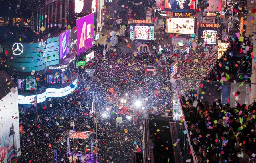 ¿Cuántas personas esperarán el Año Nuevo en Times Square?