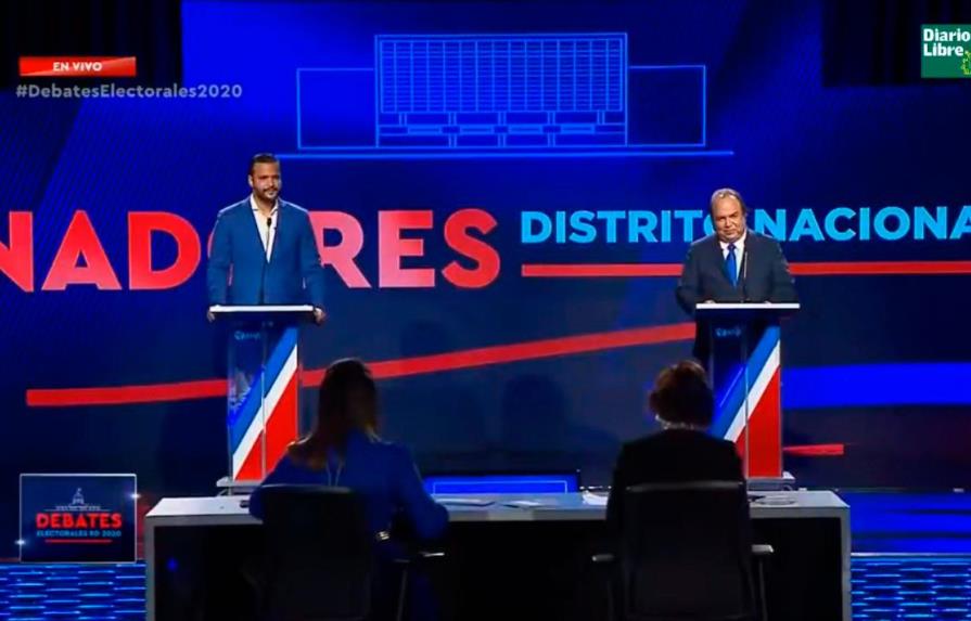 Debate entre Rafael Paz y Vinicio Castillo, candidatos al Senado por el Distrito Nacional