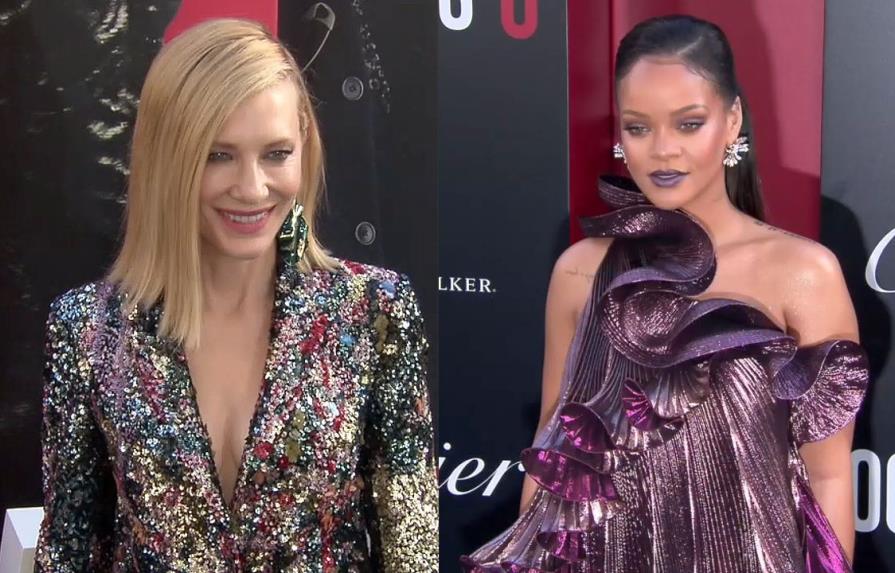 Rihanna vs Cate Blanchett: duelo de brillos en Nueva York