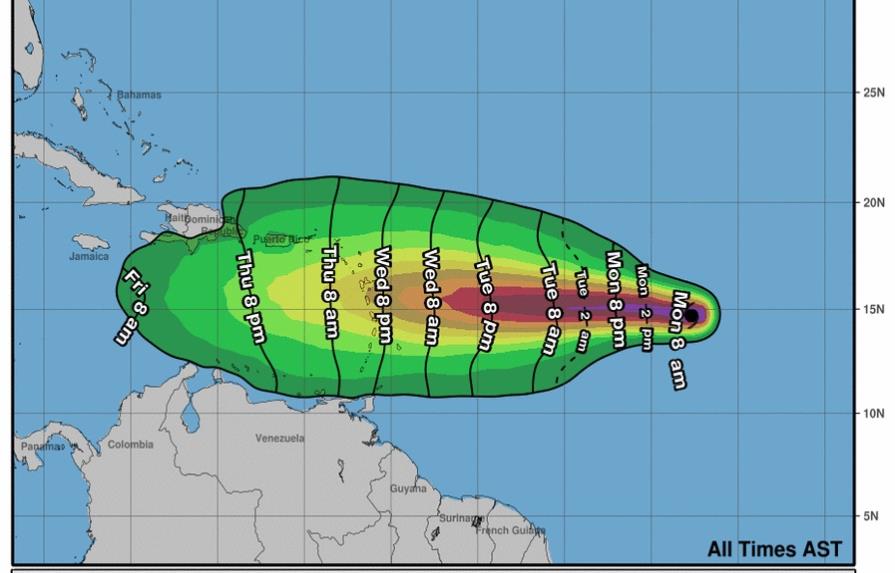 Isaac se fortalece a huracán y se colocaría el viernes al sur de República Dominicana