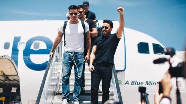 VIDEO: Luis Fonsi, Ricky Martin, Nicky Jam y Chayanne llevan ayuda a Puerto Rico 