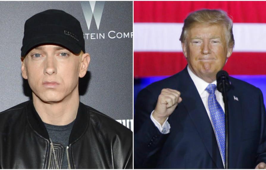  Eminem ataca con dureza a Trump; lo llamó “abuelo racista”