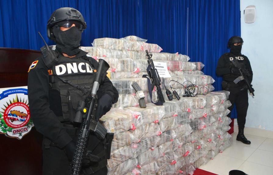 DNCD ocupa más de mil paquetes de droga en Barahona 