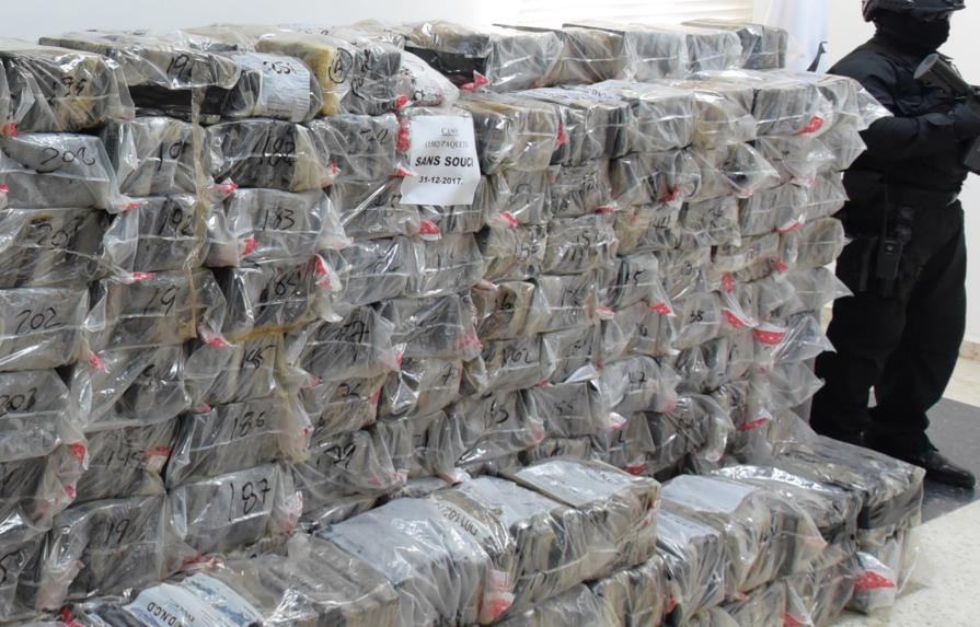Tres cárteles de Colombia trajeron 20 toneladas de droga