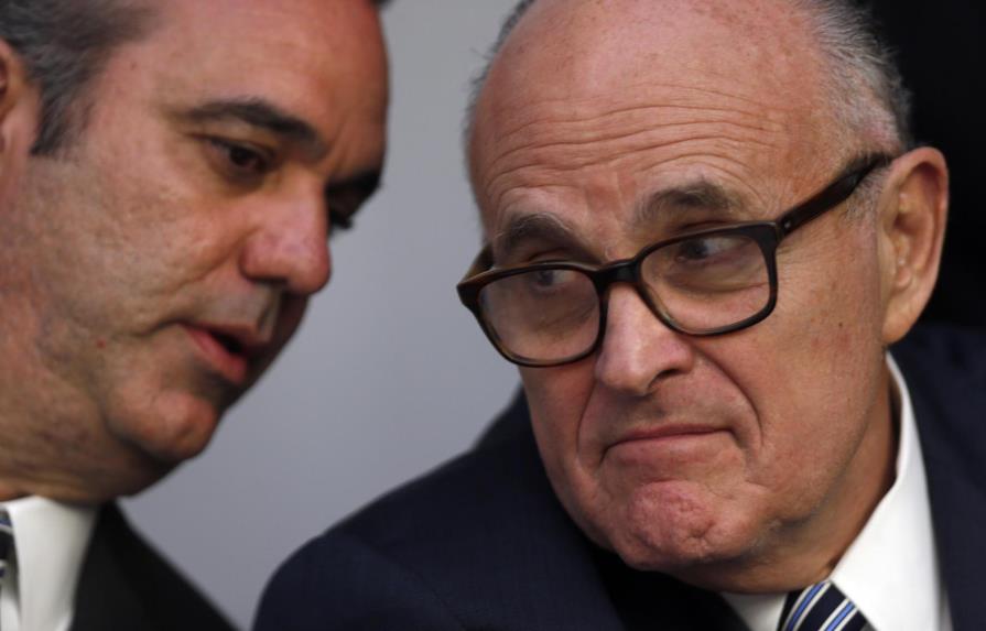 Luis Abinader extiende su acuerdo de asesoría en seguridad ciudadana con Rudolph Giuliani