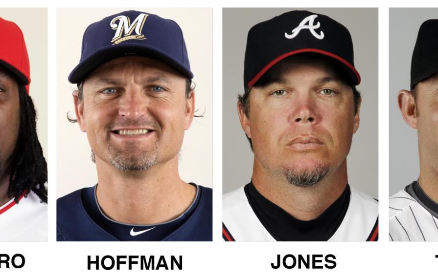 Guerrero, Jones, Thome y Hoffman, elegidos al Salón de la Fama del Béisbol