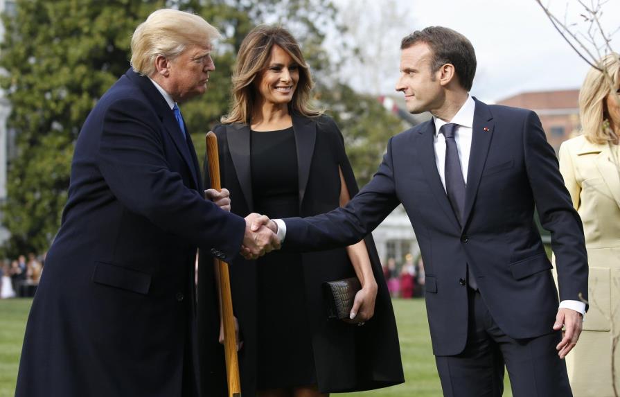 Macron inicia una visita de Estado a EE.UU. marcada por Irán y el comercio