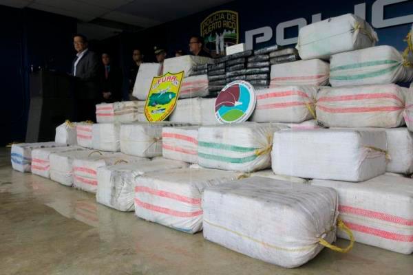 Incautan cargamento de cocaína de 6.4 millones de dólares en Puerto Rico