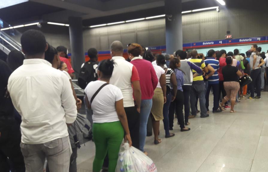 Falla en el Metro deja que opere solo desde las estaciones María Montez hasta Freddy Beras Goico