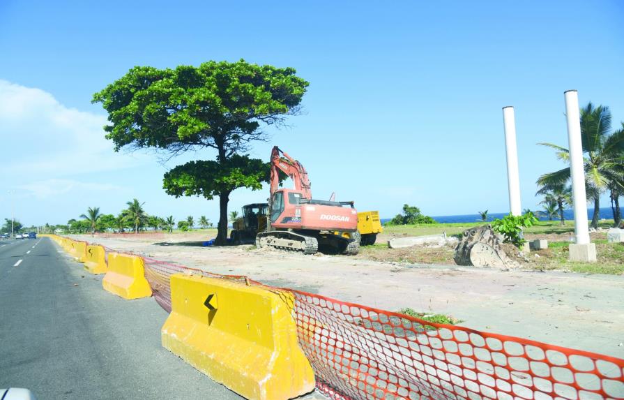 Obras Públicas inicia ampliación del malecón de Santo Domingo