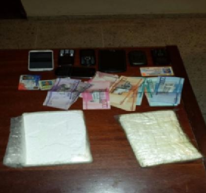 Apresan a tres hombres con dos kilos de cocaína en Jarabacoa