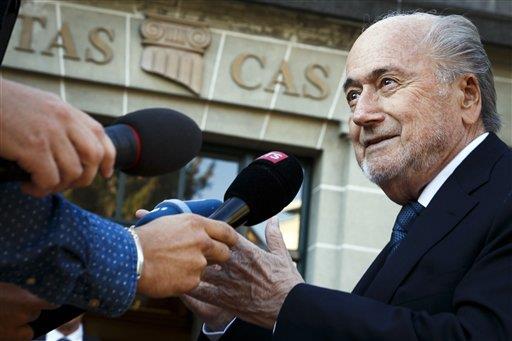 Joseph Blatter aceptará veredicto en apelación ante el Tribunal de Arbitraje del Deporte