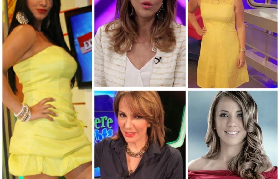 ¿Qué estudiaron estas cinco presentadoras de televisión dominicanas?