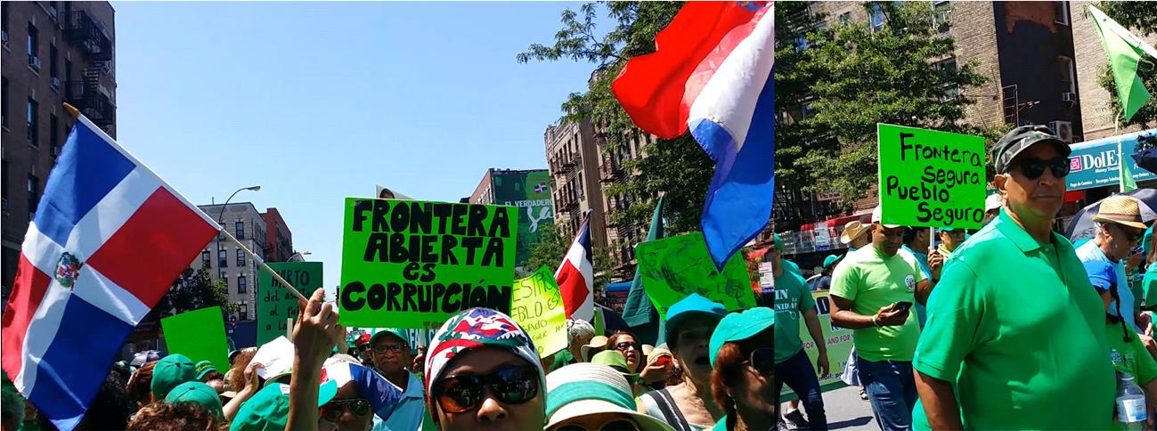 En Marcha Verde de Nueva York se “coló” el tema de la frontera dominico-haitiana 